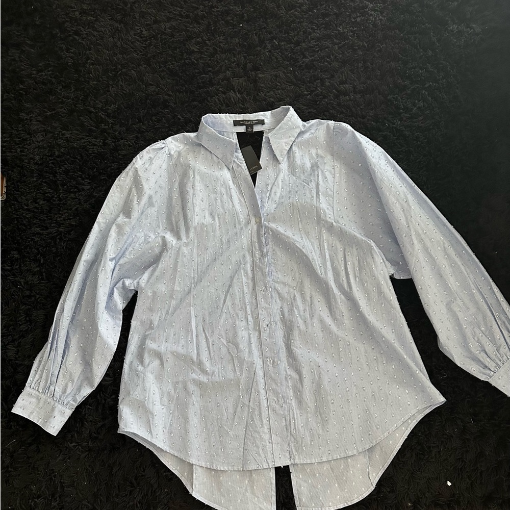 Taylored shirt with silver dots all throughout!